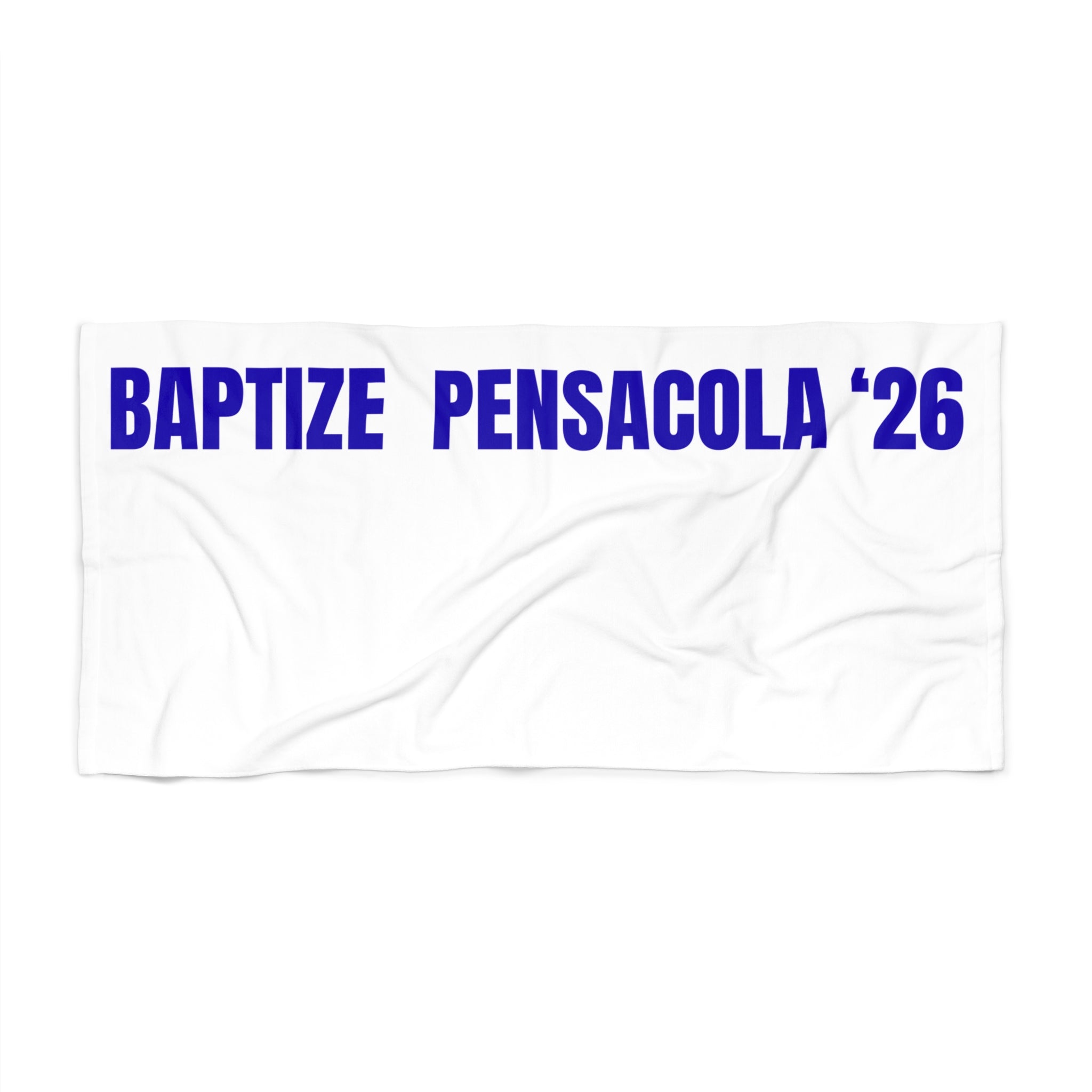 Baptize Pensacola '26 Beach Towel
