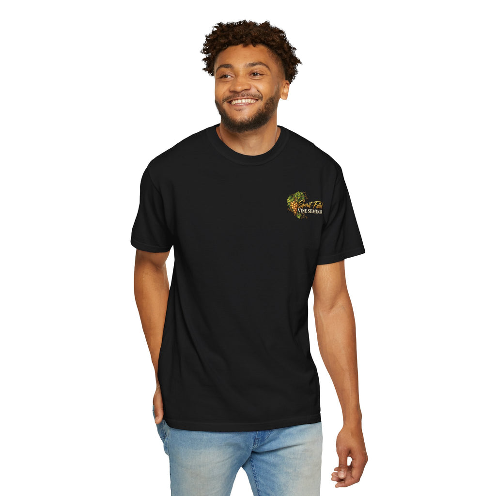 Vine Seminar (Comfort Colors Tee) "Abide • Bear Fruit • Be Sent" John 15