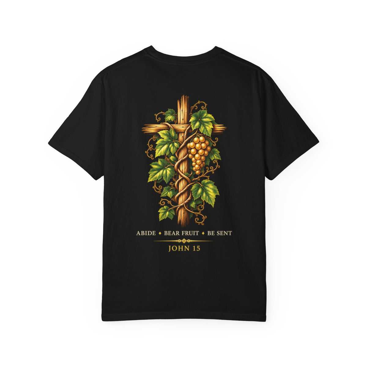 Spirit-Filled Vine Seminar Comfort Colors Tee, John 15 Abiding, Bear Fruit & Be Sent
