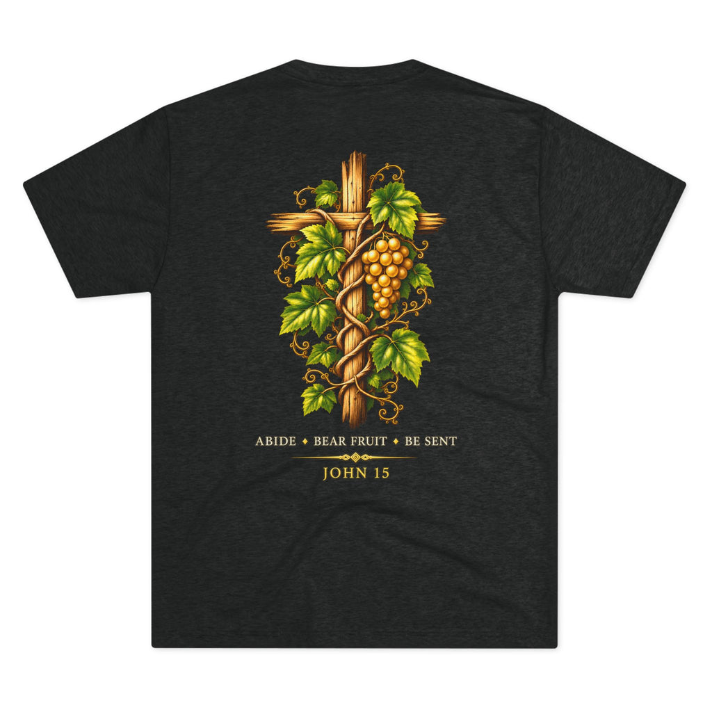 Vine Seminar T-Shirt — John 15 Abide, Bear Fruit & Be Sent