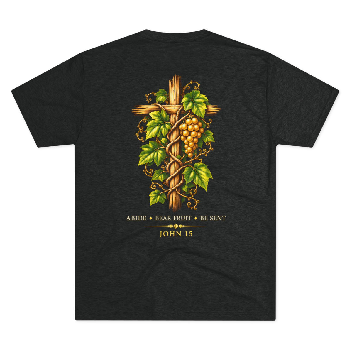Vine Seminar T-Shirt — John 15 Abide, Bear Fruit & Be Sent