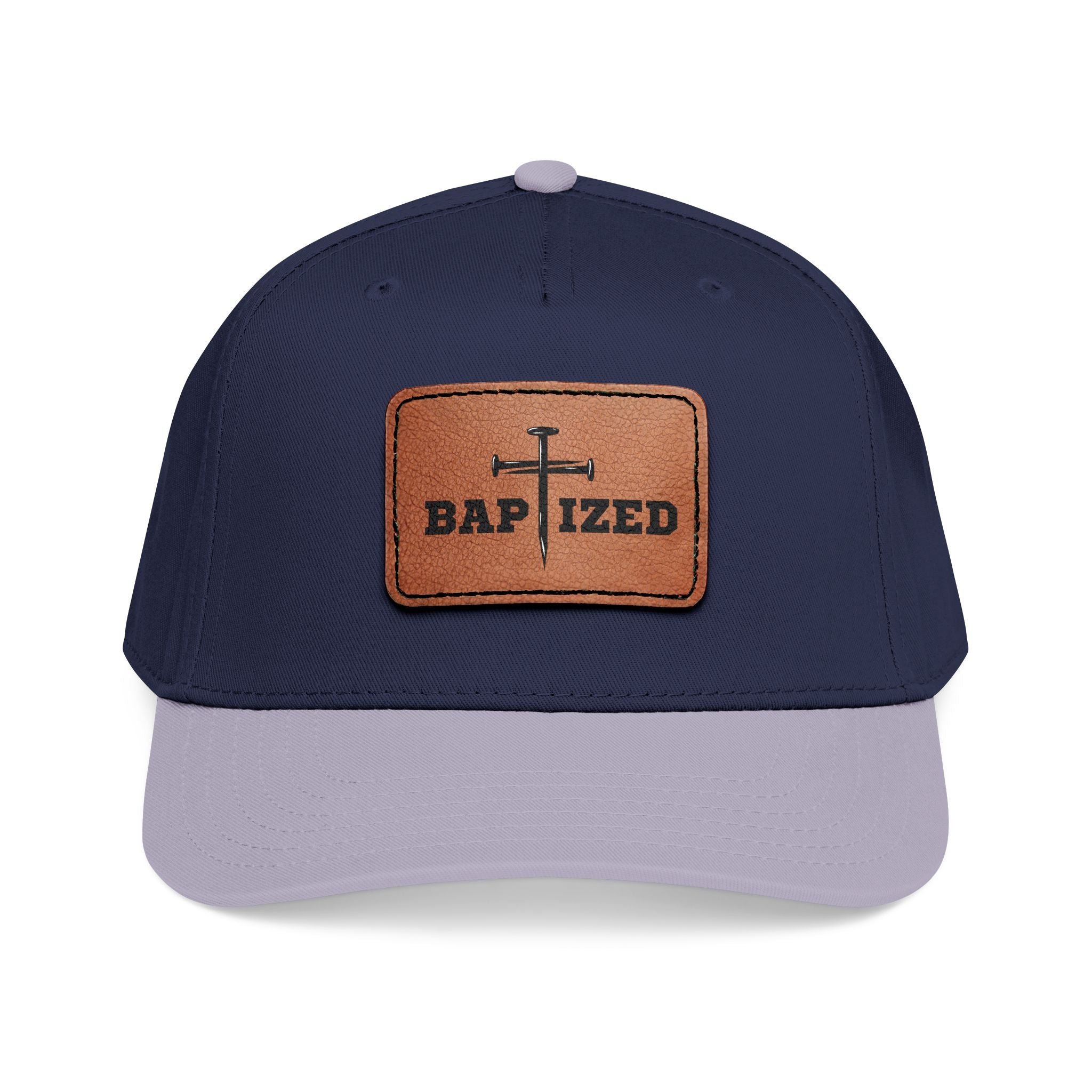 Baptized Leather Patch Baseball Cap