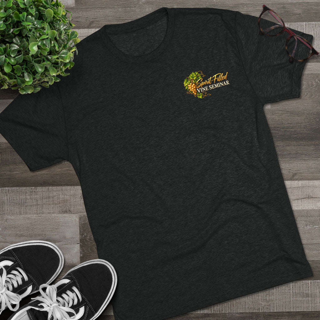 Vine Seminar T-Shirt — John 15 Abide, Bear Fruit & Be Sent