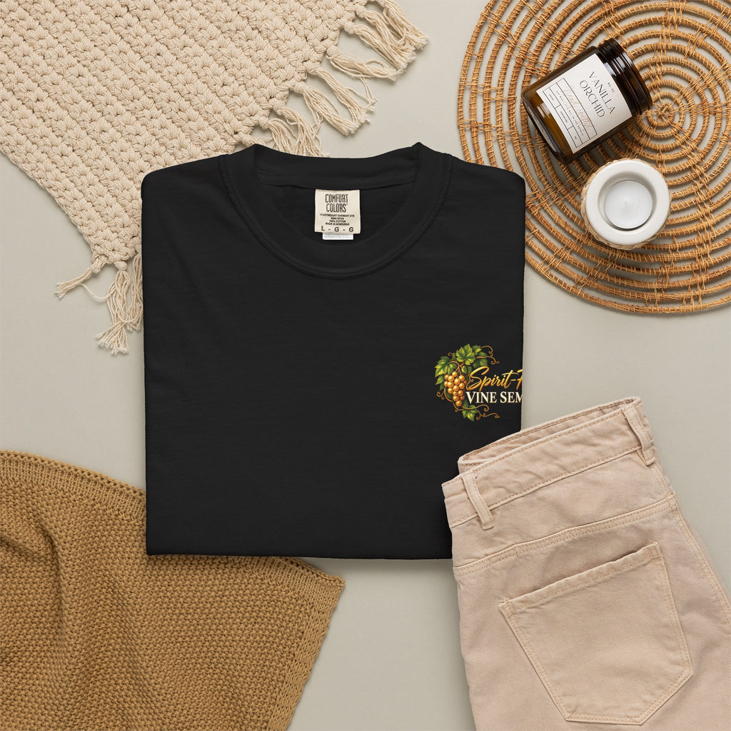 Vine Seminar (Comfort Colors Tee) "Abide • Bear Fruit • Be Sent" John 15