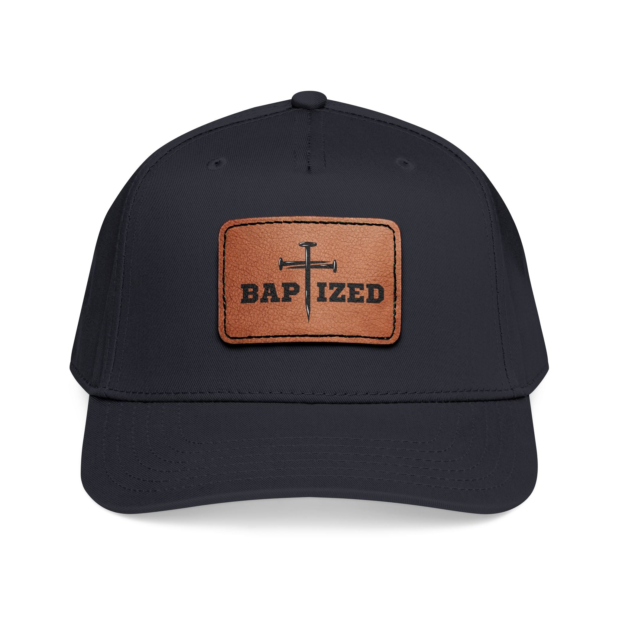 Baptized Leather Patch Baseball Cap