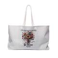 Weekender Bag - "Be Ready" Floral Travel Tote