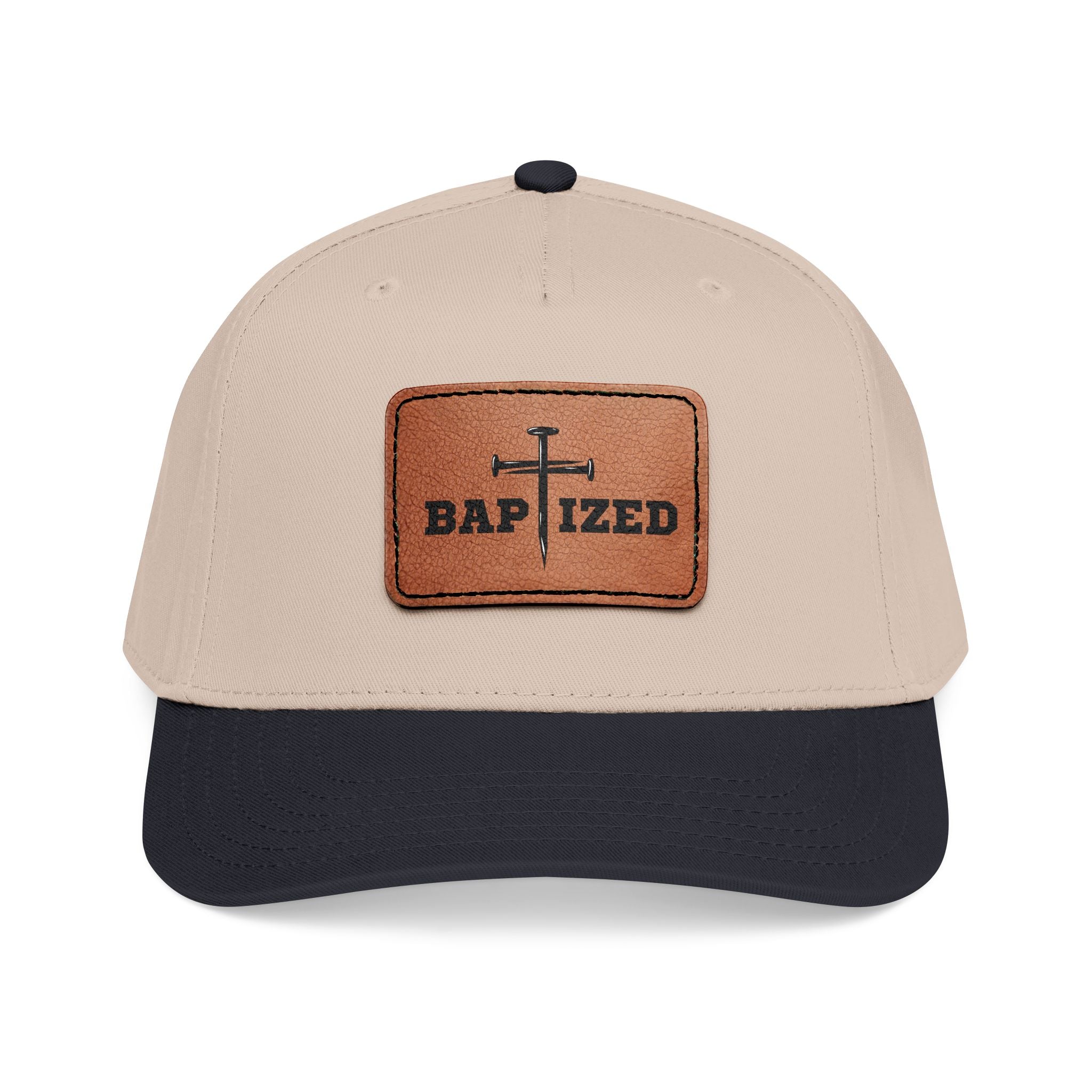 Baptized Leather Patch Baseball Cap