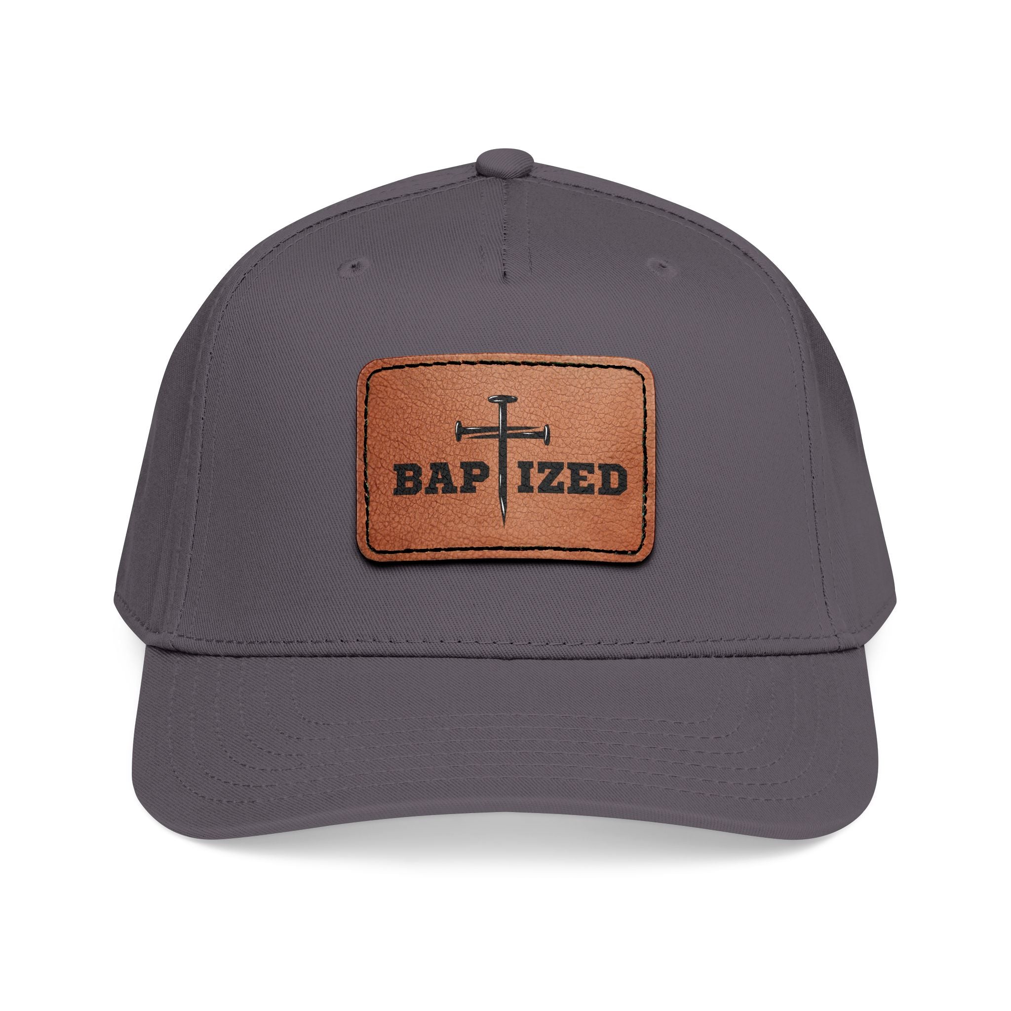 Baptized Leather Patch Baseball Cap