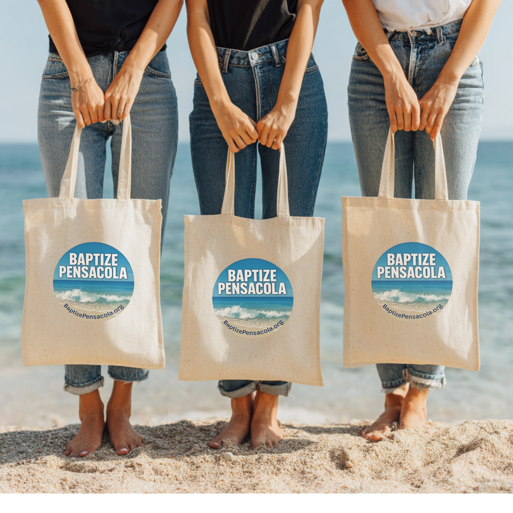 Baptize Pensacola Tote Bag